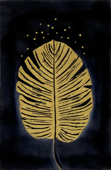 Gold Leaf I, by Ana Beij